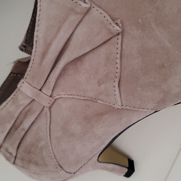Bella-Vita Suede Leather Ankle Bootie - Picture 3 of 9
